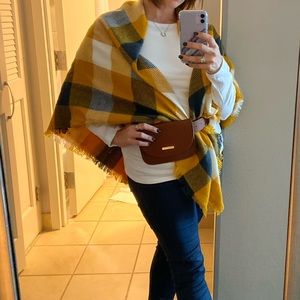 Plaid Blanket Scarf